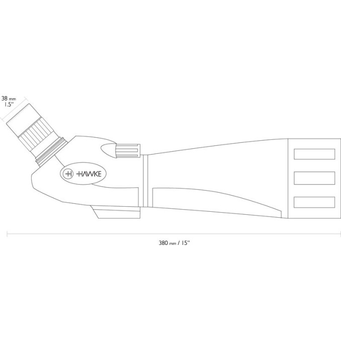 Зрительная труба Hawke Vantage 24-72х70