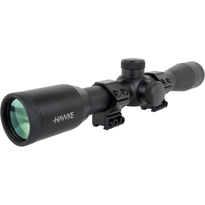 Оптичний приціл Hawke Fast Mount 4x32 сітка Mil Dot. Кільця на Ластівчин хвіст