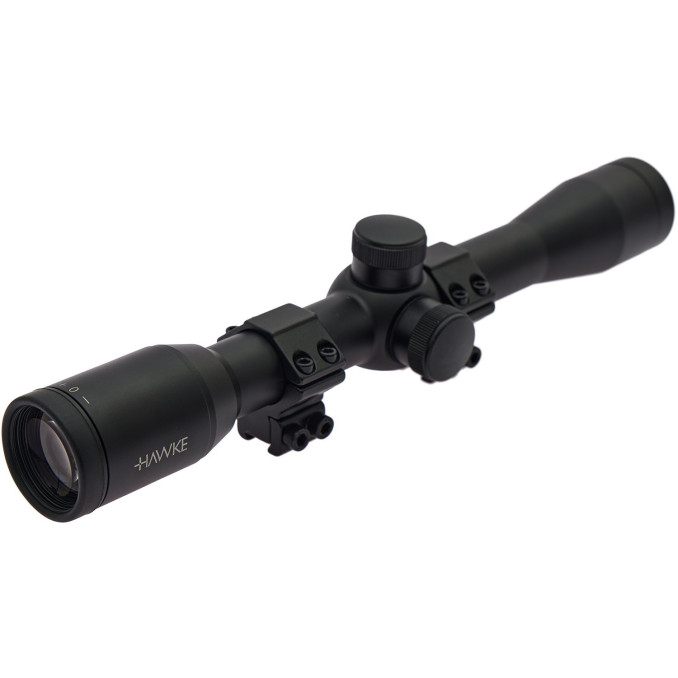 Оптичний приціл Hawke Fast Mount 4x32 сітка Mil Dot. Кільця на Ластівчин хвіст