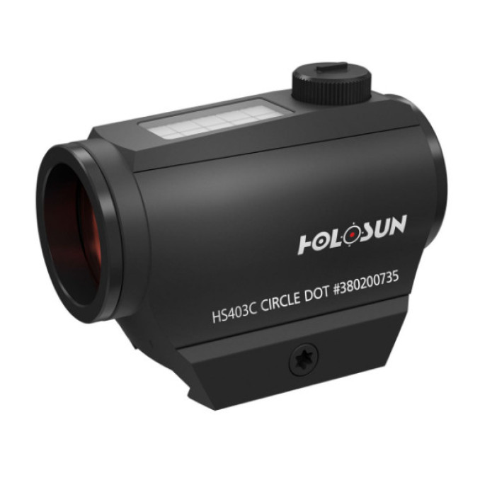 Коліматорний приціл Holosun Technologies, HE403C-GR Elite Green Dot,2MOA, чорний