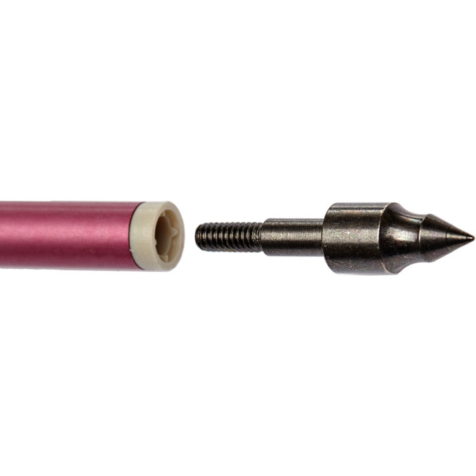 Стрела для винтовочного арбалета Man Kung MK-AL20R. Алюминий. Красный