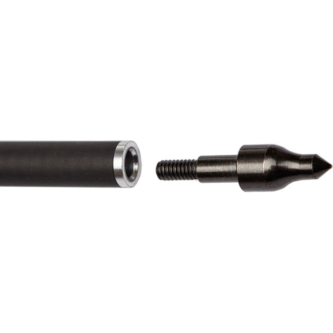 Стрела для винтовочного арбалета Man Kung MK-CA22. Карбон. Черный