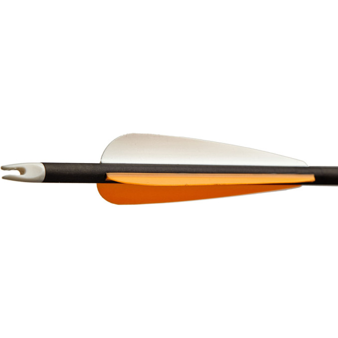 Стрела для лука Man Kung MK-CA30. Карбон. Цвет - черный