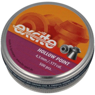 Кулі пневматичні H&N Hollow Point, 0.46 г, кал.177 (4.5 мм), 500 шт.