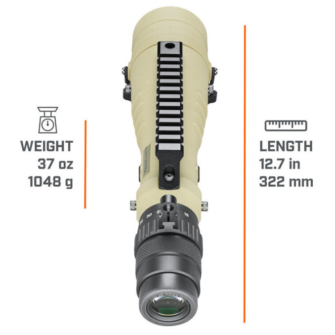 Зрительная труба Bushnell Elite Tactical 8-40х60 FDE. Сетка Tremor4. Picatinny