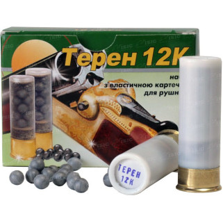 Патрон травматический Эколог "Терен-12К" кал. 12/70 эл.картечь