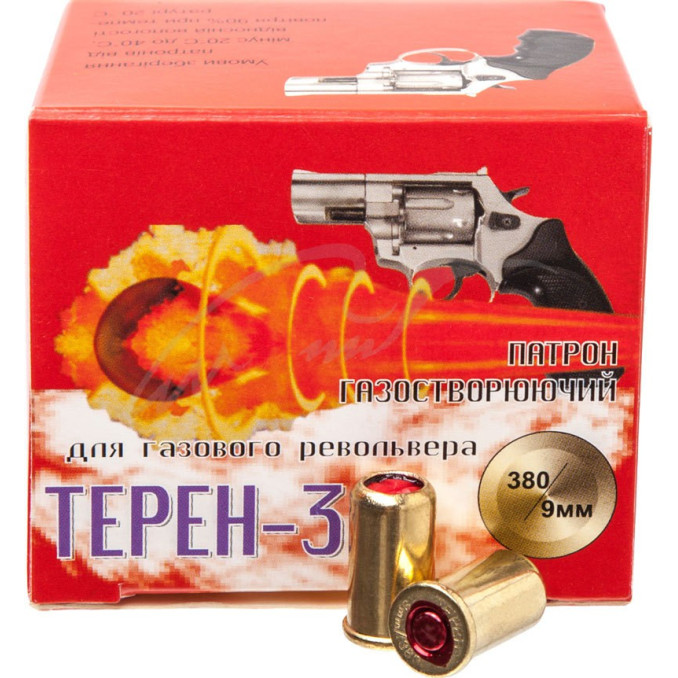 Патрон газовий Еколог "Терен-3" 9 мм (револьверний)