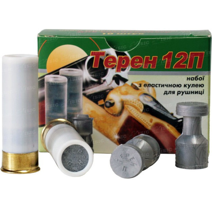 Травматичний патрон Еколог "Терен-12П" кал. 12/70 ел.куля