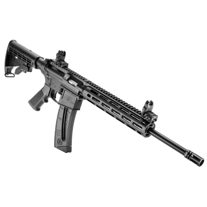 Винтовка охотничья Smith & Wesson M&P 15-22, калибр 22LR, черное покрытие, 25-зарядная