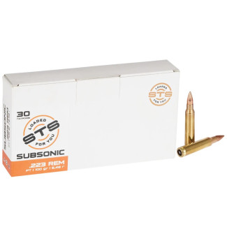 Патрон STS .223 Rem Subsonic куля PT 100 гр (6,48 г) 30 шт