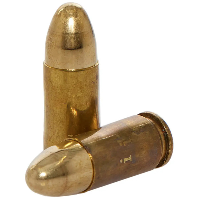 Патрон ALPHA кал. 9 мм (9х19) пуля FMJ RN 8 г (124 гр)