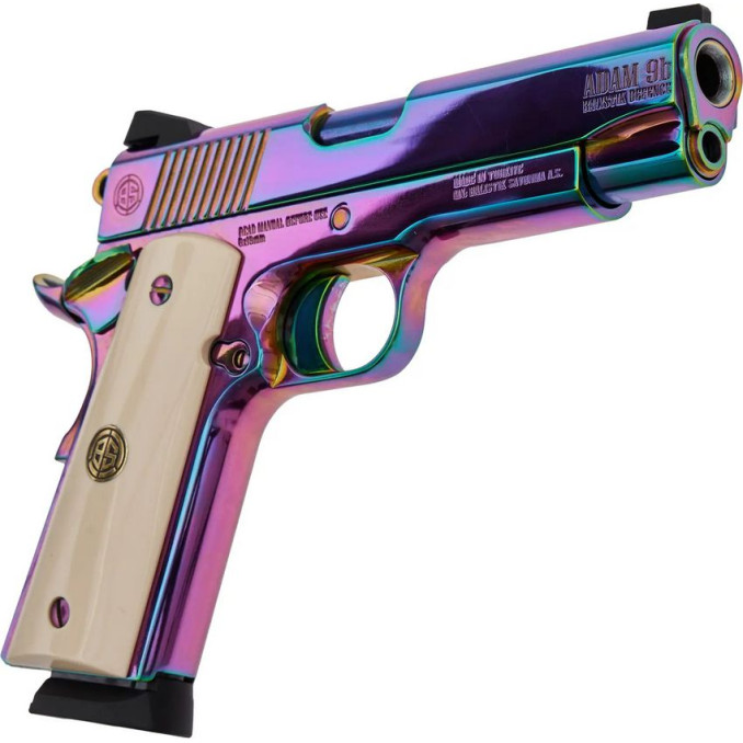 Пістолет спортивний Balistik Defence Adam Premium Group кал. 9x19, ствол 4,4", Rainbow