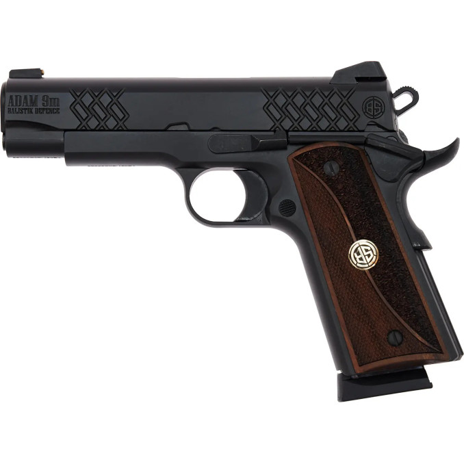 Пістолет спортивний Balistik Defence Adam Black Model кал. 9x19, ствол 4,4"