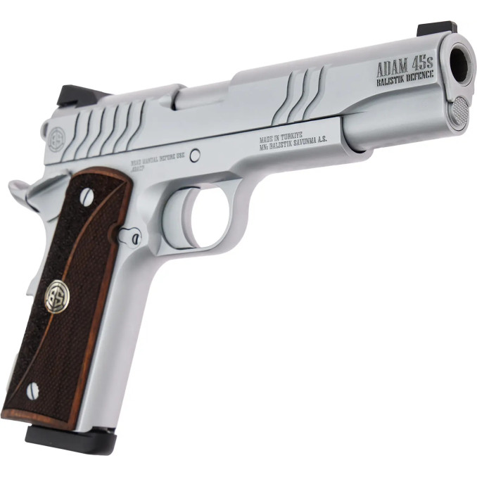 Пістолет спортивний Balistik Defence Adam White Model кал. .45 ACP, ствол 5"