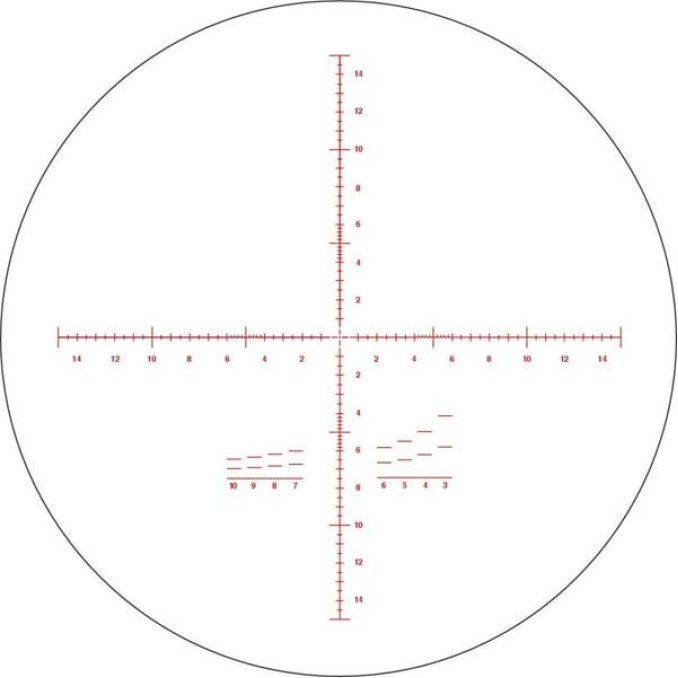 Труба Swarovski STR 80 MRAD с сеткой без окуляра