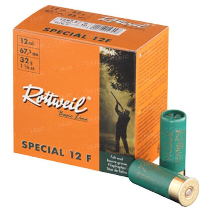Патрон Rottweil Special 12 F кал.12/67,5 дріб №5 (3,0 мм) навішування 32 г