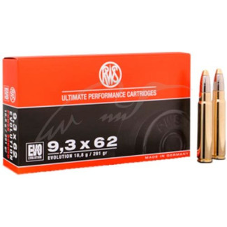 Патрон RWS кал.9,3x62 куля EVO маса 18,8 г