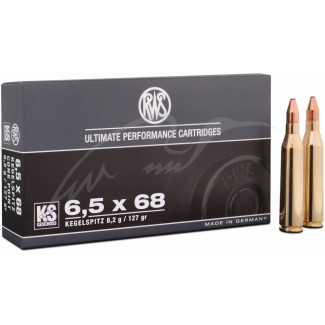 Патрон RWS кал.6,5х68 куля KS маса 8,2 г