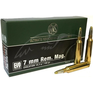 Патрон RWS кал.7mm Rem Mag куля EVO маса 10,3 г