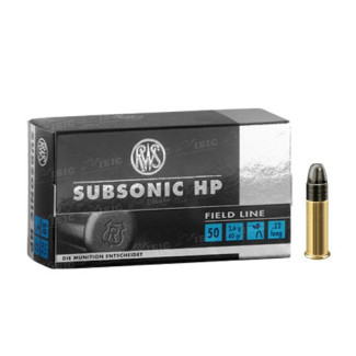 Патрон RWS Subsonic HP кал .22 LR куля LHP маса 40 гр (2.6 г)