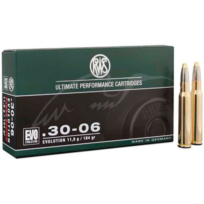 Патрон RWS кал.30-06 куля EVO маса 11,9 г