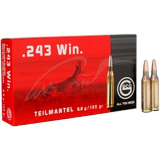 Патрон GECO кал.243 Win куля TM маса 6,8 г
