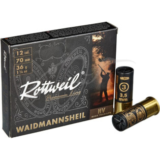 Патрон Rottweil Waidmannsheil HV Plastik кал.12/70 дріб №3 (3,5 мм) навішування 36 г