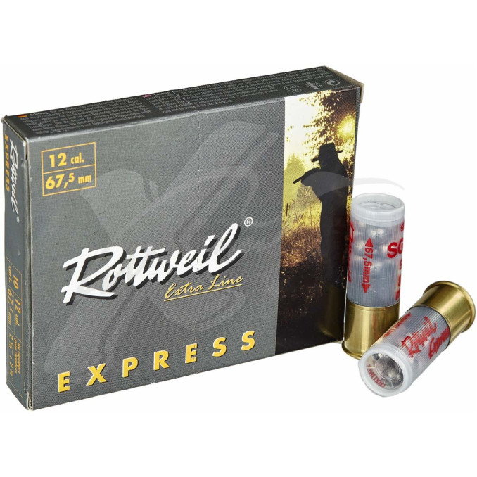 Патрон Rottweil Express SG/LG кал.12/67,5 картеч 8,6 мм навішування 33 г