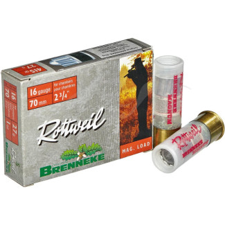 Патрон Rottweil Brenneke Classic Magnum кал.16/70 куля Brenneke Classic маса 27 г