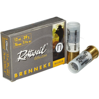 Патрон Rottweil Brenneke Magnum кал.12/76 куля Brenneke Silver маса 39 г