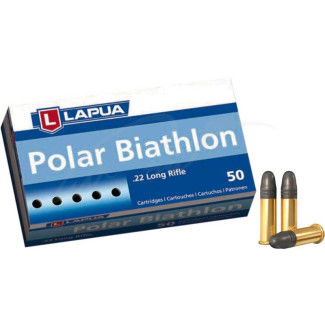 Патрон Lapua Polar Biathlon кал. 22 LR куля 2,59 г/40 гран. Поч. швидкість 337 м/с.