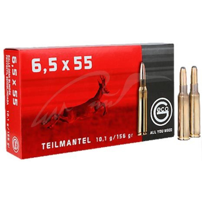 Патрон GECO кал.6,5x55 куля TM маса 10.1 г