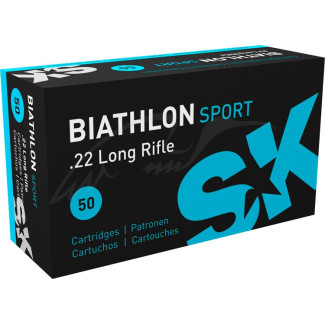 Патрон SK Biathlon Sport кал.22 LR куля 2,59 г/40 гран. Поч. швидкість 337 м/с.