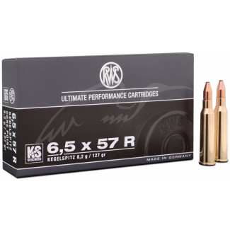 Патрон RWS кал. 6,5х55 R куля KS маса 8,2 г