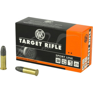 Патрон RUAG RWS Target Rifle кал. 22 LR куля RN маса 2.6 г/40 гран