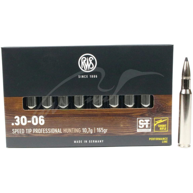 Патрон RWS кал. 30-06 куля SPEED TIP PRO маса 10,7 г / 165 гран