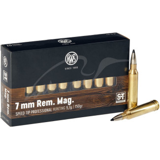 Патрон RWS кал. 7 mm Rem Mag куля SPEED TIP PRO маса 9,7 г / 149 гран