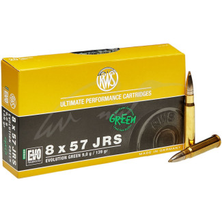 Патрон RWS кал. 8x57 JRS куля EVO Green маса 8,2 г/127 гран