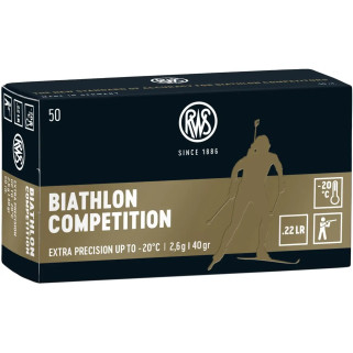 Патрон RUAG RWS Biathlon Competition кал. 22 LR куля LRN 40 гр (2.6 г)