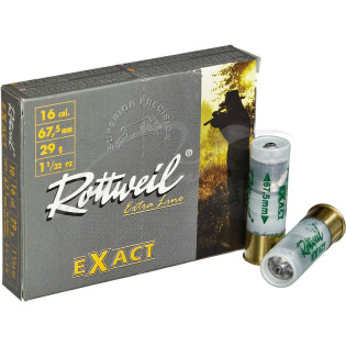 Патрон Rottweil Exact кал.16/67,5 пуля Gualandi масса 29 г