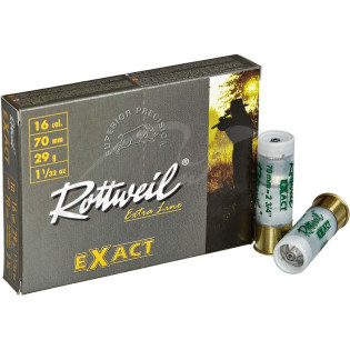 Патрон Rottweil Exact кал.16/70 пуля Gualandi масса 29 г