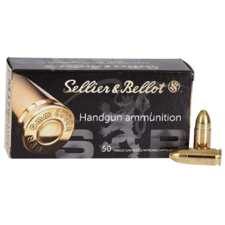 Патрон Sellier & Bellot кал. 9x19 мм куля FMJ маса 124 гр (8 г)