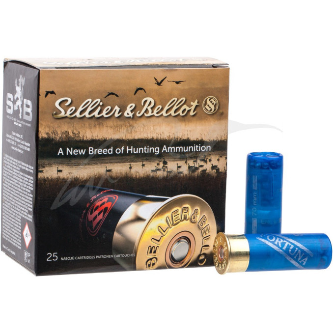 Патрон Sellier & Bellot FORTUNA кал. 12/70 дробь №4 (3,25 мм) навеска 36 г
