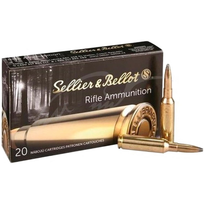 Патрон Sellier & Bellot кал. 6.5 Creedmoor куля SP маса 10,1 г/ 156 гран. Поч. швидкість-745 м / з
