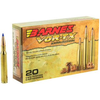 Патрон Barnes кал. 30-06 Springfield куля TTSX BT маса 10.88 г/ 168 гран. Поч. швидкість 869 м/с