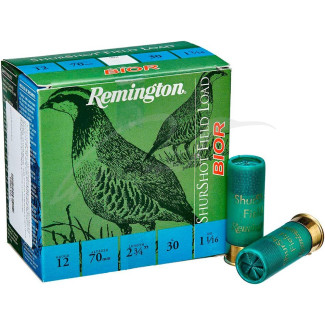 Патрон Remington Shurshot Field bior кал.12/70 дробь №9 (2,0 мм) навеска 30 грамм. Без контейнера.