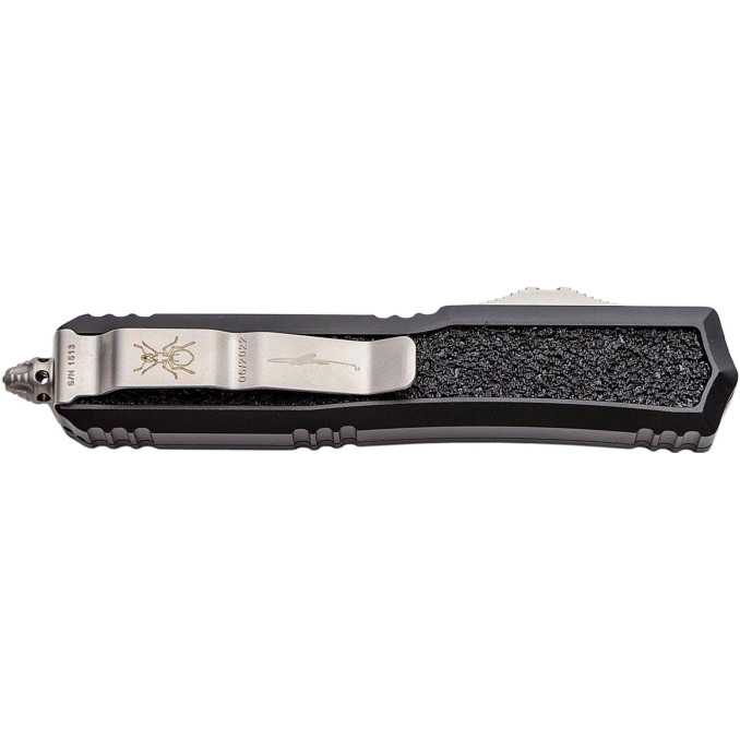 Ніж Microtech Makora Double Edge Stonewash FS Signature Series, серрейтор