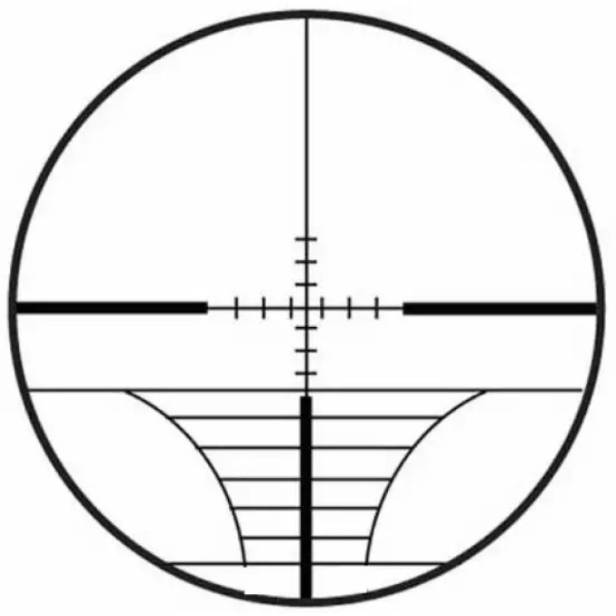 Приціл оптичний Beeman 8116 4x32 з сіткою M14 Net з кільцями 1" на Ластівчин хвіст