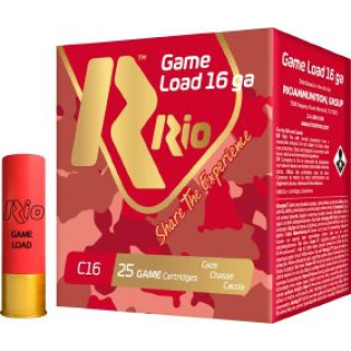 Патрон RIO Game Load C16 NEW кал. 16/70 дробь №1 (4 мм) навеска 28 г