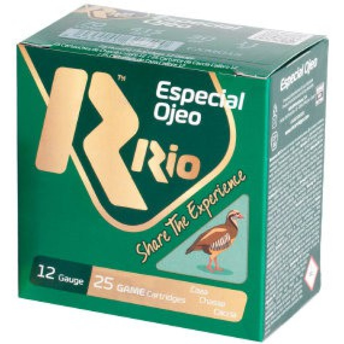 Патрон RIO Especial Ojeo-30 FW NEW кал. 12/70 дробь №11 (1.5 мм) навеска 30 г